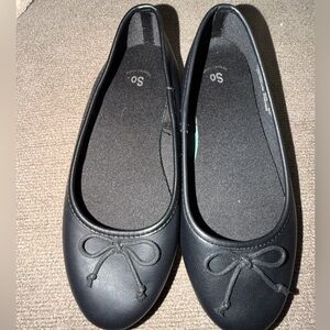 Black Ballet Flats – Size 3 Big Girls